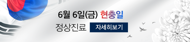 현충일 진료안내